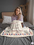 To Our Little Girl Now A Mom Blanket – Personalized Photo & Text | Message Blanket from Parents